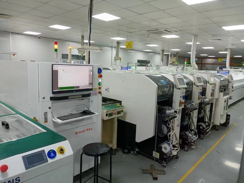 SMT production line for PCB assembly manufacturing