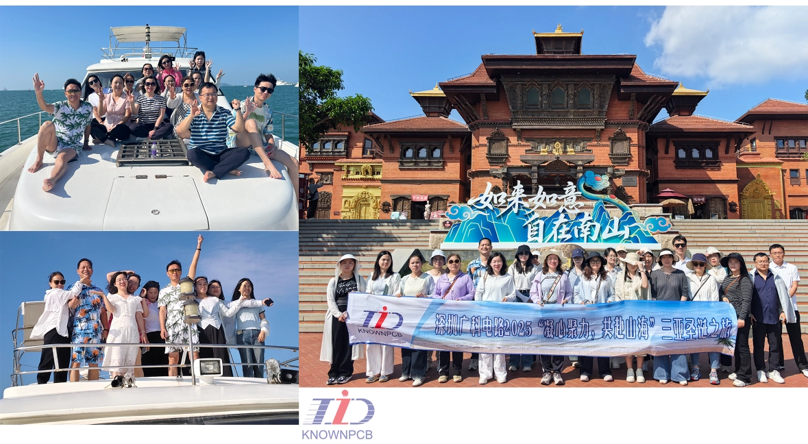 KnownPCB team sailing during Sanya retreat