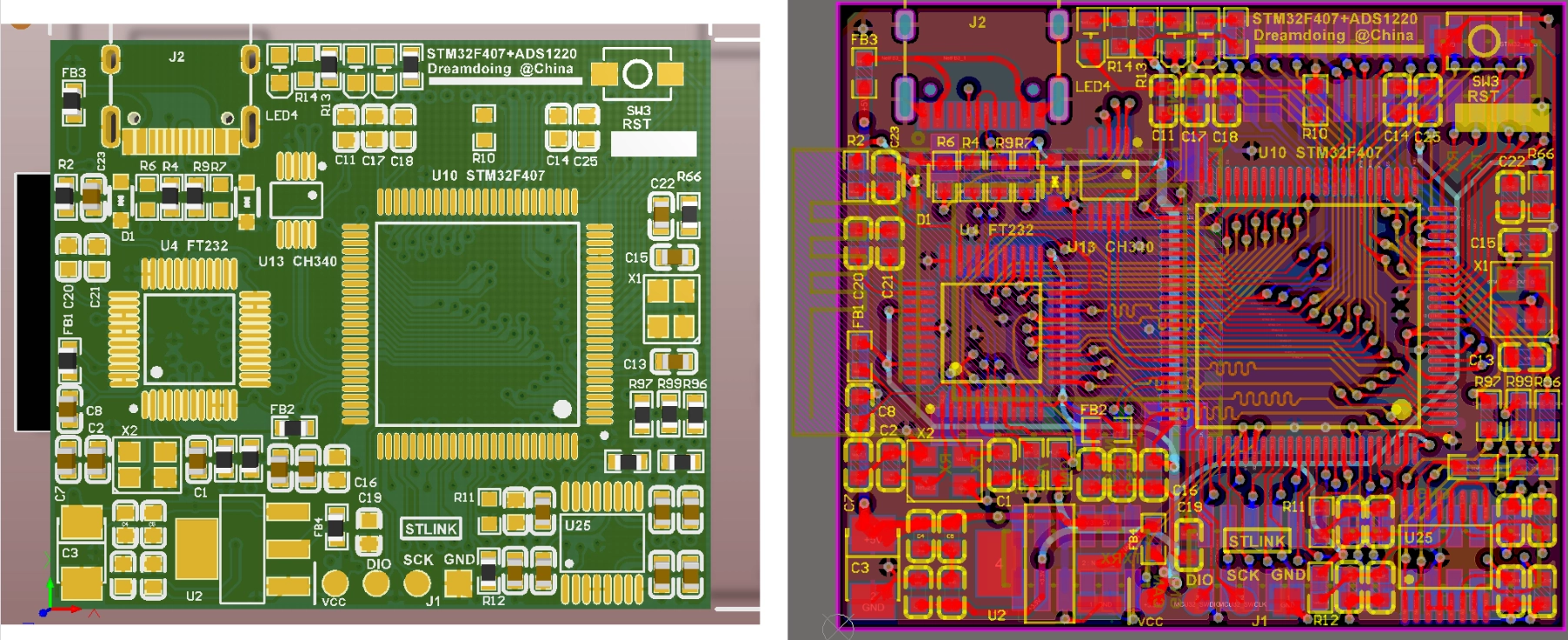 DAQ 4-Layer PCB