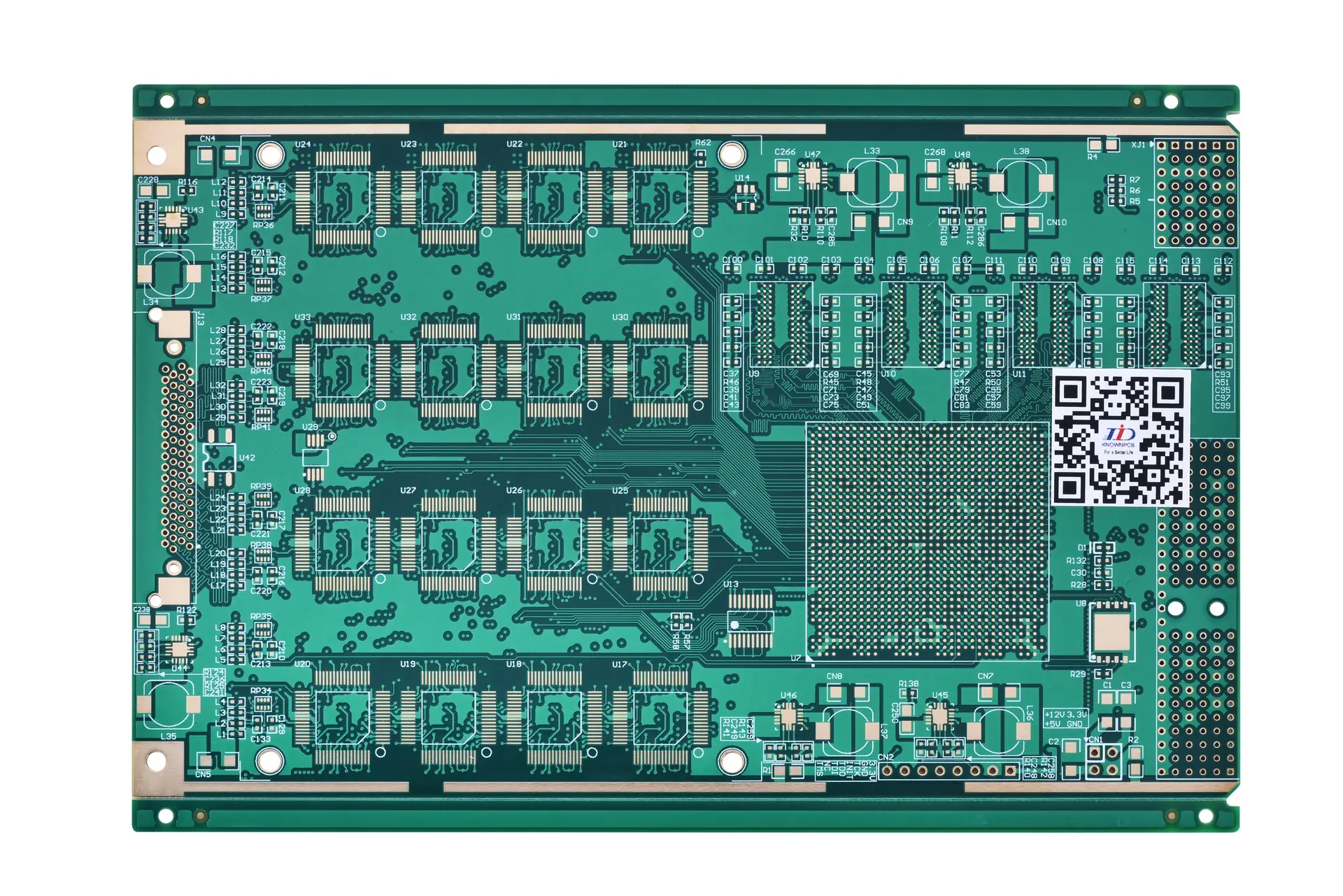 eight-layer fr-4 pcb with enig-finished pads Eight-layer FR-4 PCB with ENIG-finished pads