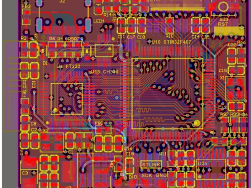 DAQ 4-Layer PCB